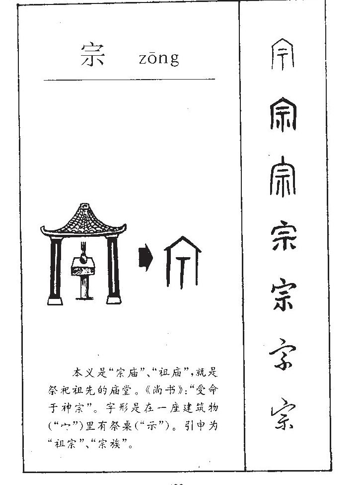 宗字字源