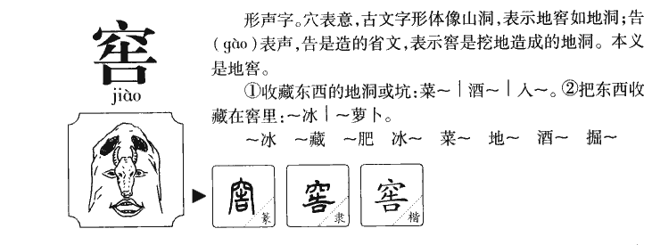 窖字字源